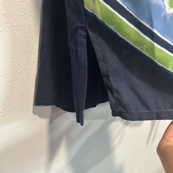 Chicos Womens Tunic Top 2 Psychedelic Colidescope Breathable Lightweight Modest - Picture 3 of 10